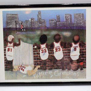 Future Champions Chicago Bulls 1996 Jordan,Pippen,Rodman,Harper,Kerr.‎ By S Dean